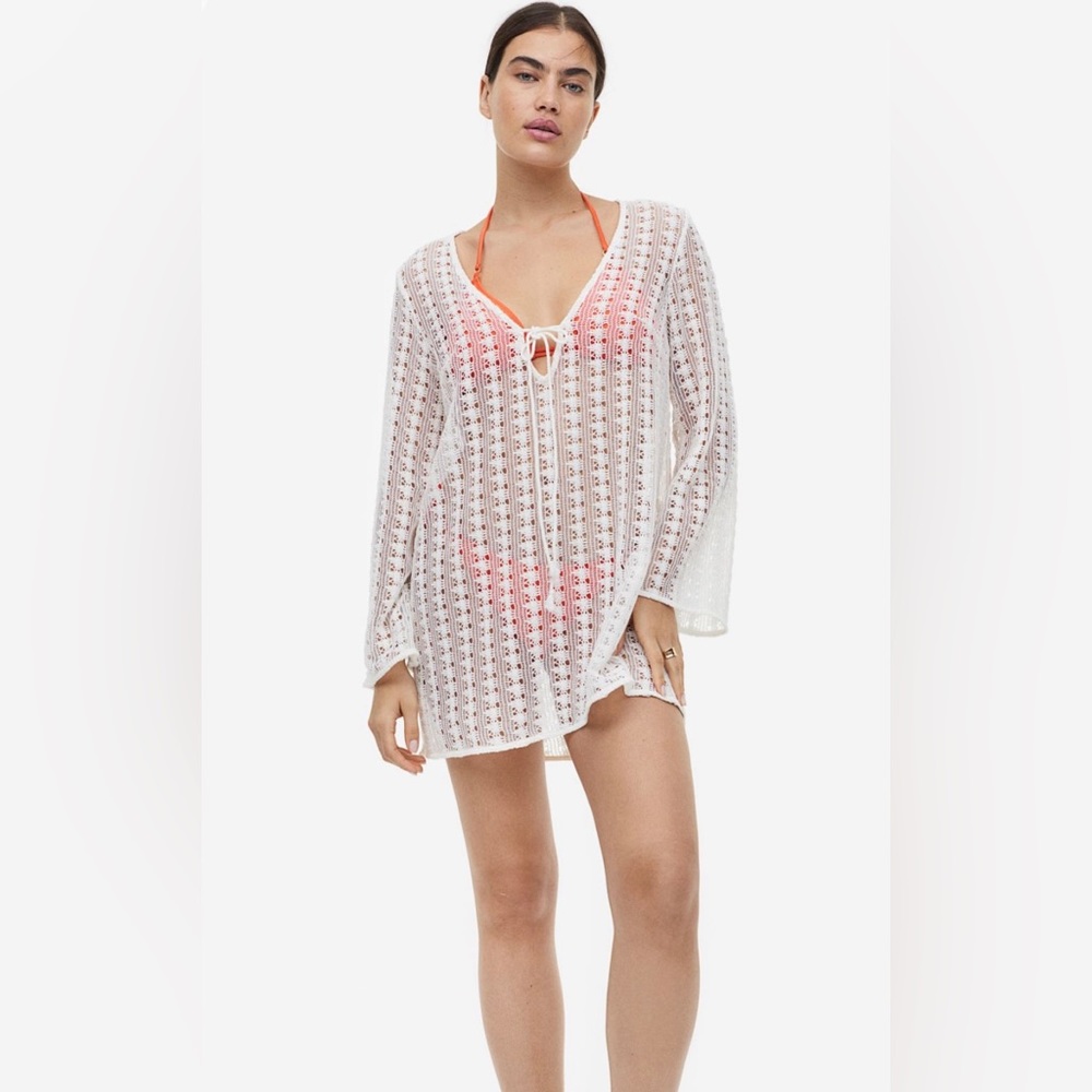 H&M Crochet Look Beach Caftan